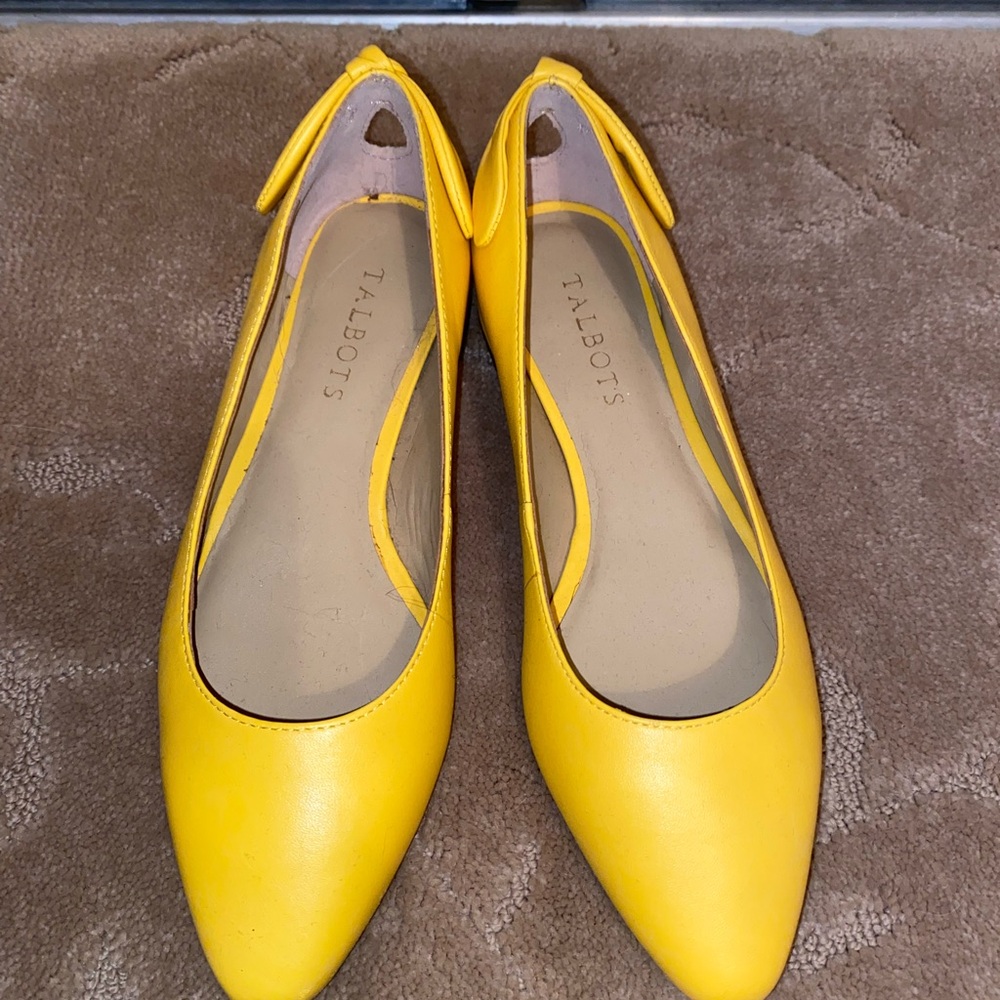 Talbots Edison Back Keyhole flats. Women’s size 6.5